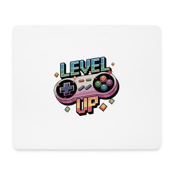 Level Up – Gaming Controller - Mouse Pad (horizontal) - white - Front