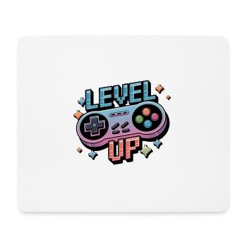 Level Up – Gaming Controller - Mouse Pad (horizontal) - white - Front
