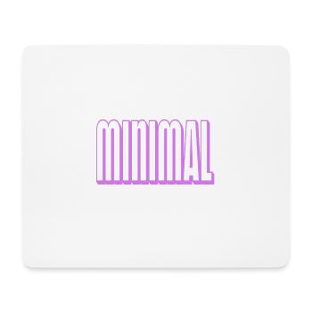 Minimal Purple - Mouse Pad (horizontal) - white - Front
