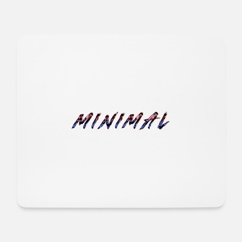 Minimales Chromo mehrfarbig - Mousepad (Querformat) - Weiß
