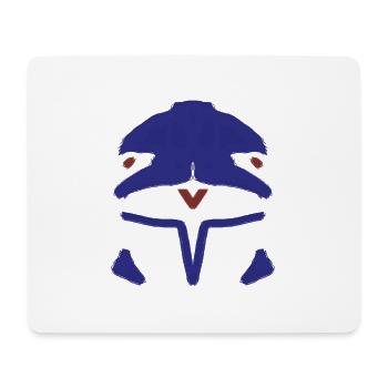Fünfen - Mousepad (Querformat) - Weiß - Vorne