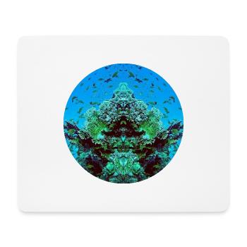 Water creatures in the red - Mouse Pad (horizontal) - white - Front