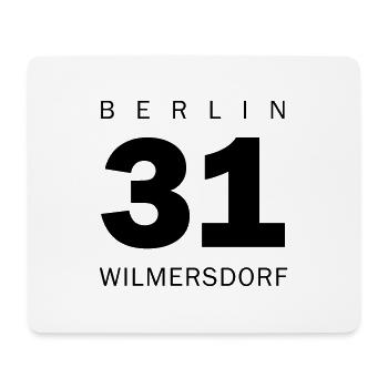 Wilmersdorf - Mouse Pad (horizontal) - white - Front