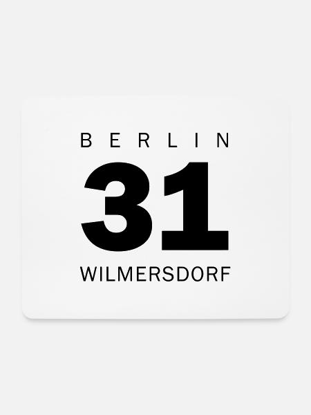 Wilmersdorf - Mousepad (Querformat) - Weiß