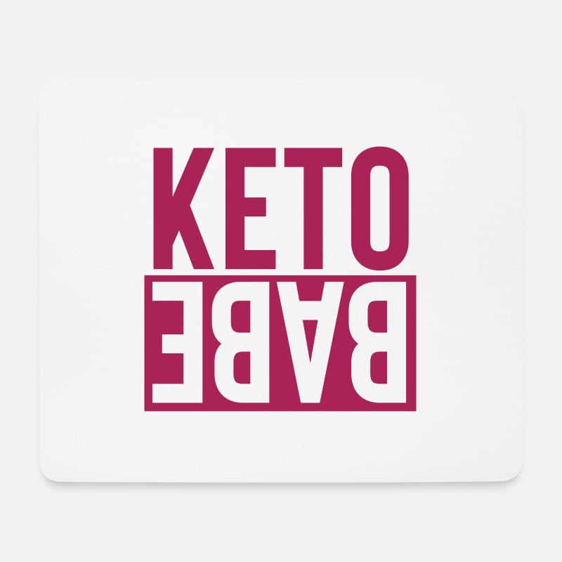 KetoBabe Vektor - Mousepad (Querformat) - Weiß