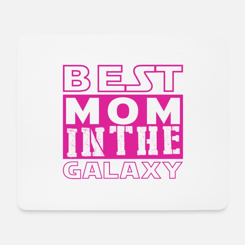 Best mom - Mousepad (Querformat) - Weiß