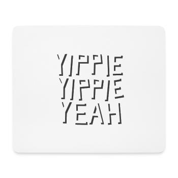 Yippie Yippie Yeah - Die 2000er-Party - Mousepad (Querformat) - Weiß - Vorne