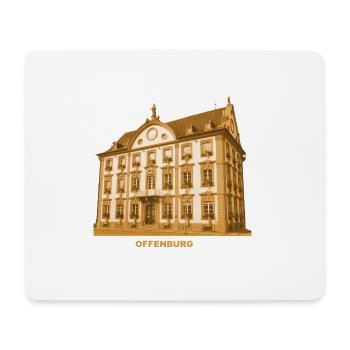 Offenburg Rathaus Ortenaukreis Baden-Württemberg - Tapis de souris (format paysage) - blanc - Devant