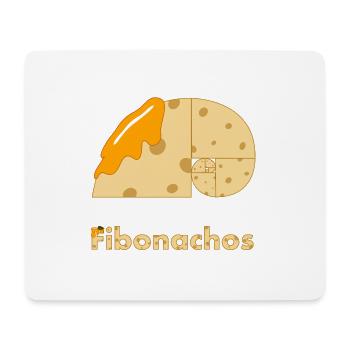 Fibonachos - Fibonacci Math Nerd Shirt Nachos - Tapis de souris (format paysage) - blanc - Devant