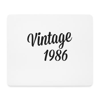 vintage 1986 - Mouse Pad (horizontal) - white - Front