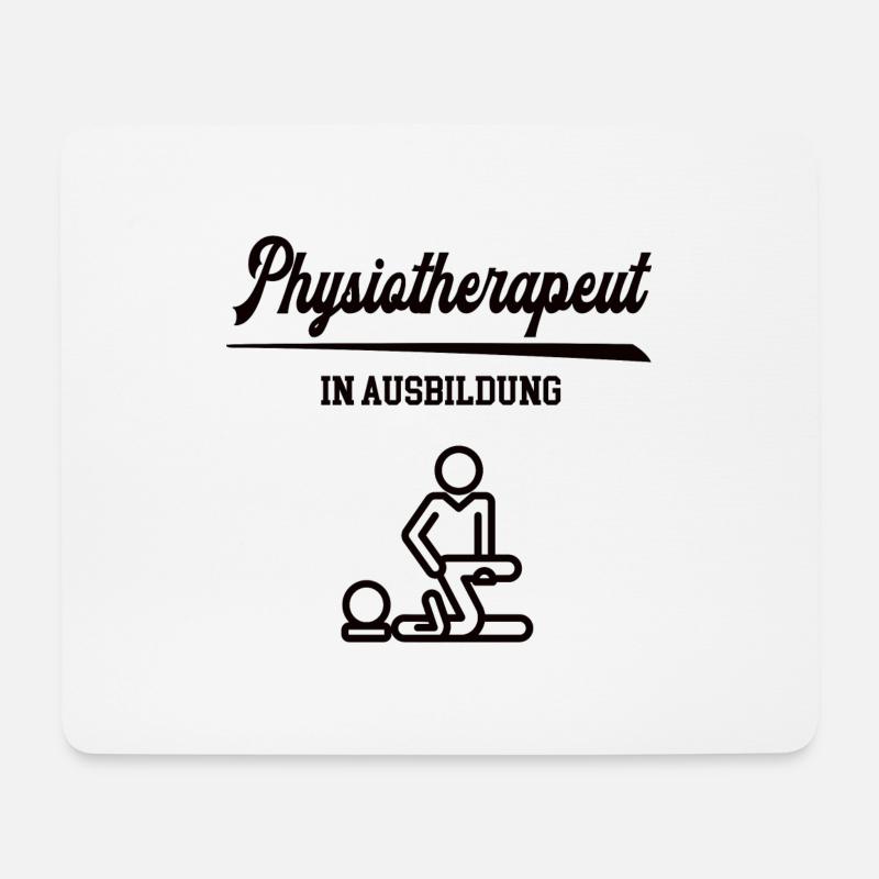 Physiotherapeut Ausbildung Physiotherapie Studium - Mousepad (Querformat) - Weiß