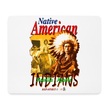 Native American INDIANS 3 - Mouse Pad (horizontal) - white - Front