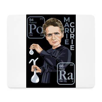 Marie Curie - Mouse Pad (horizontal) - white - Front