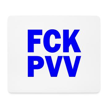 Fck pvv - Mouse Pad (horizontal) - white - Front