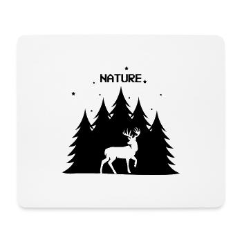 Adventure Camping Lovers Nature Hiking - Mousepad (Querformat) - Weiß - Vorne