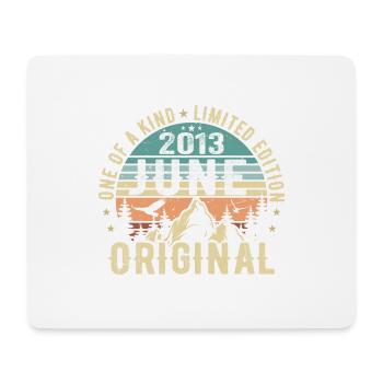 Legendary Since June 2013 Birthday Gift 2013 - Mouse Pad (horizontal) - white - Front