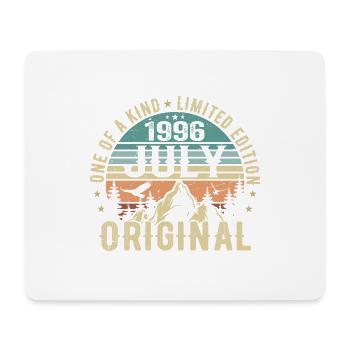 July 1996 Birthday July 1996 Birthday Gift - Mouse Pad (horizontal) - white - Front