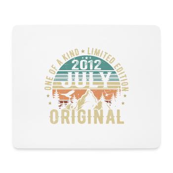 July 2012 Birthday July 2012 Birthday Gift - Mouse Pad (horizontal) - white - Front