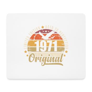 1971 Birthday Gift 1971 Original 1971 - Mouse Pad (horizontal) - white - Front