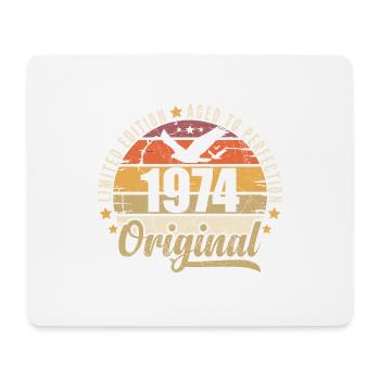 1974 Birthday Gift 1974 Original 1974 - Mouse Pad (horizontal) - white - Front