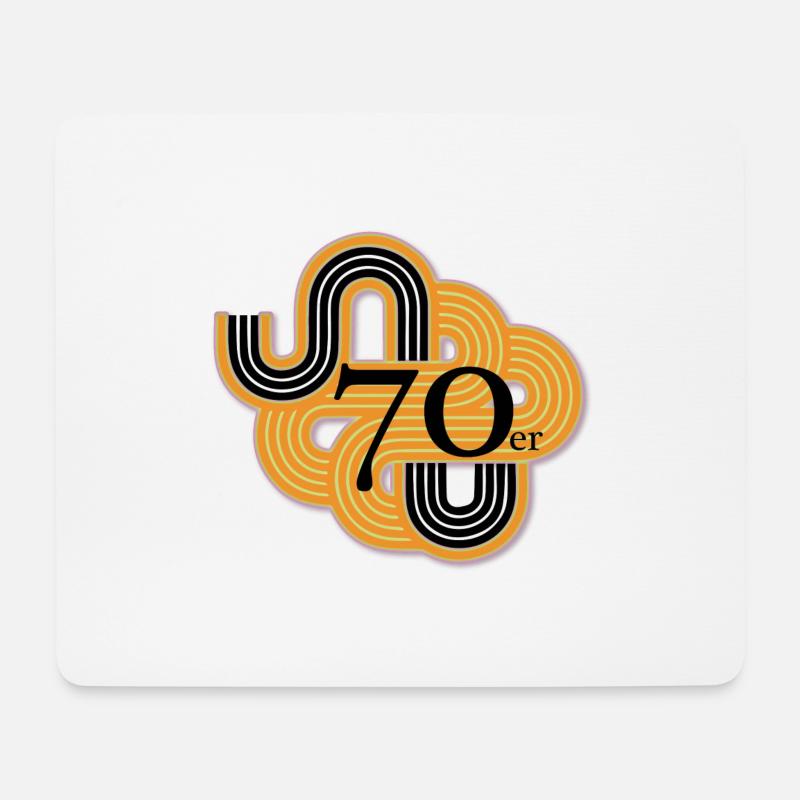 70er Jahre - Mousepad (Querformat) - Weiß