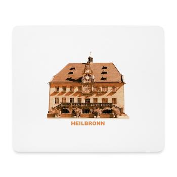 Heilbronn Rathaus Neckar Baden-Württemberg - Mousepad (Querformat) - Weiß - Vorne