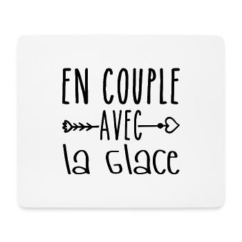 Couples with Cream, Gift for Cream Fans - Mouse Pad (horizontal) - white - Front