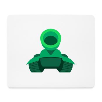Logo du réservoir - Tapis de souris (format paysage) - blanc - Devant