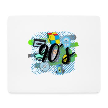 90s - Mouse Pad (horizontal) - white - Front