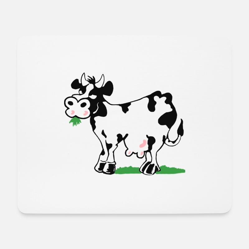 Kuh - Mouse Pad (horizontal) - white