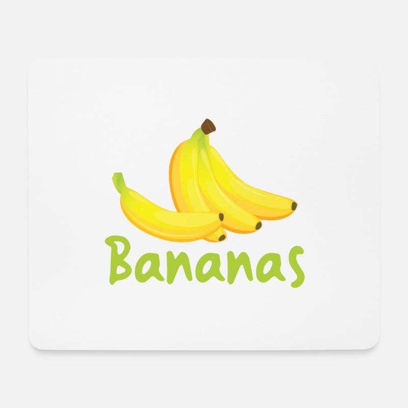 Bananas - Mouse Pad (horizontal) - white