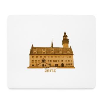 Zeitz Rathaus Burgenlandkreis Sachsen-Anhalt - Mousepad (Querformat) - Weiß - Vorne