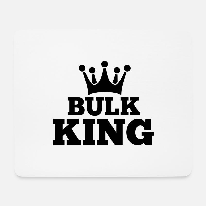 BULK KING - Mouse Pad (horizontal) - white