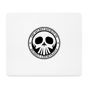 DEADLY CHEMTRAILS - Mouse Pad (horizontal) - white - Front