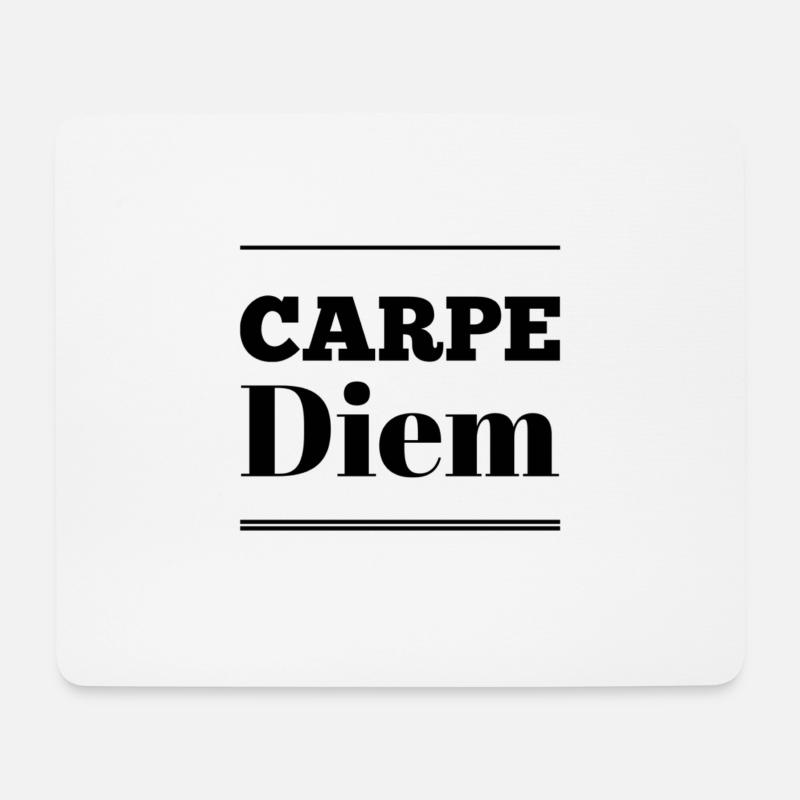 Carpe Diem - Mouse Pad (horizontal) - white