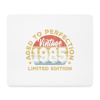 Vintage 1985 Limited Edition Badge - Mouse Pad (horizontal) - white - Front
