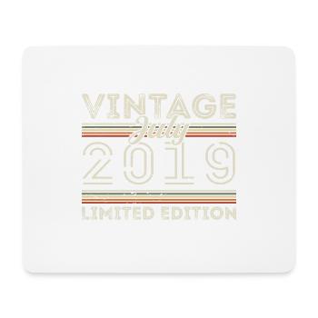 Juli 2019 Juli Geburtstagsgeschenk Juli 2019 - Mousepad (Querformat) - Weiß - Vorne