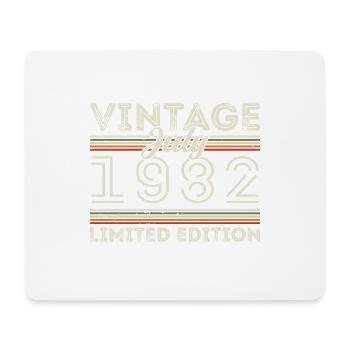 Juli 1982 Juli Geburtstagsgeschenk Juli 1982 - Mousepad (Querformat) - Weiß - Vorne