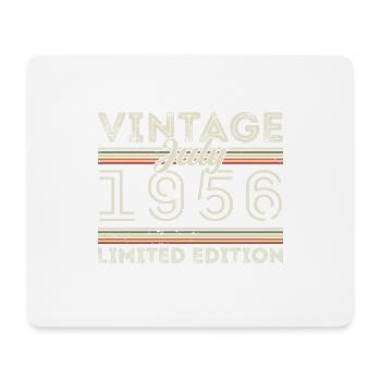 Juli 1956 Juli Geburtstagsgeschenk Juli 1956 - Mousepad (Querformat) - Weiß - Vorne