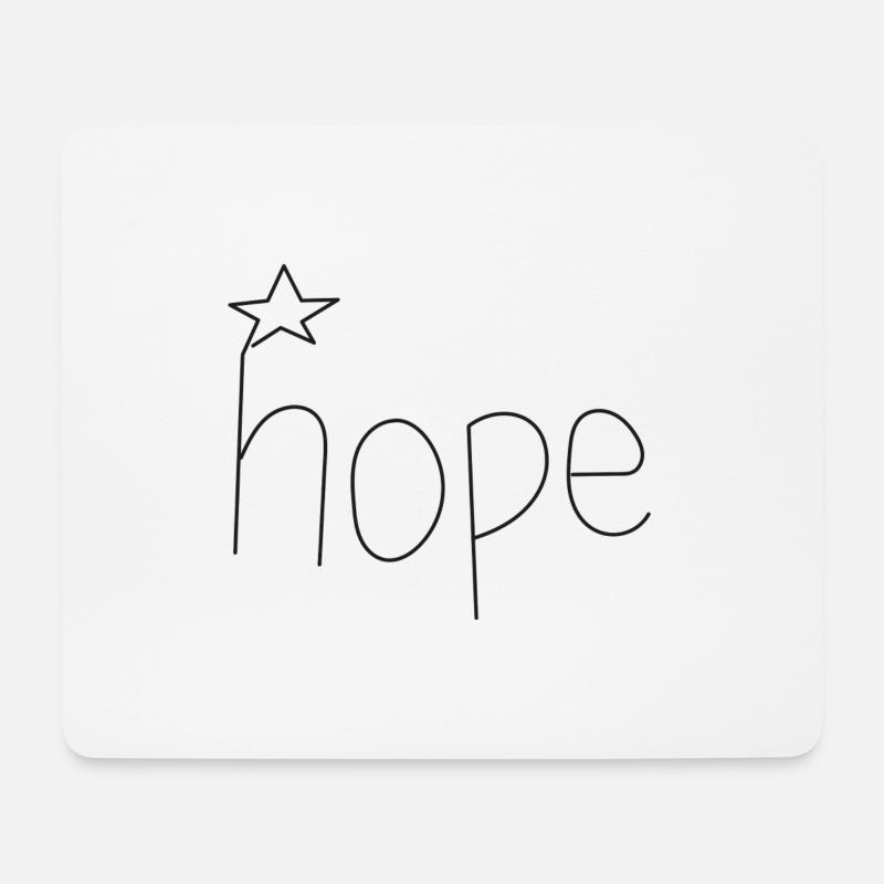 Hope - Mouse Pad (horizontal) - white