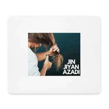 Jin Jiyan Azadi - Frauen Leben Freiheit - Mousepad (Querformat) - Weiß - Vorne