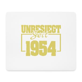 seit 1954 - Mousepad (Querformat) - Weiß - Vorne