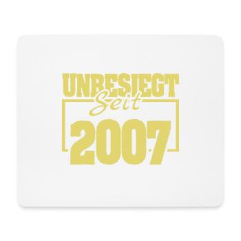 2007 2007 - Tapis de souris (format paysage) - blanc - Devant