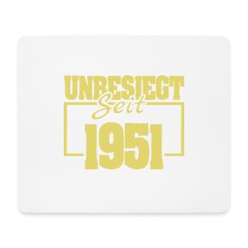 1951 - Mousepad (Querformat) - Weiß - Vorne