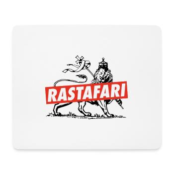 Lion of Judah - Jah Rastafari - Reggae Roots Shirt - Mousepad (Querformat) - Weiß - Vorne