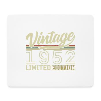 Legend since 1952 Born in 1952 Birthday 72 years old - Mouse Pad (horizontal) - white - Front