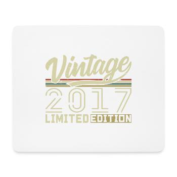 Legende seit 2017 Geboren 2017 Geburtstag 7 Jahre - Mousepad (Querformat) - Weiß - Vorne