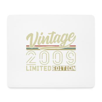 Legend since 2009 Born 2009 Birthday 15 years - Mouse Pad (horizontal) - white - Front