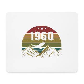 1960's Vintage Birthday 1960's Retro Gift Idea - Mouse Pad (horizontal) - white - Front