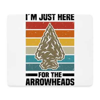 Arrowhead Hunting | Arrowheads Collector Gifts - Mouse Pad (horizontal) - white - Front